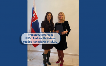 Menovanie vedúcej kancelárie CPP Prešov